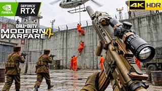 NORTH KOREAN PRISON ESCAPE MISSION FROM MODERN WARFARE 4 IS JUST INSANE ULTRA GRAPHICS PC GAMEPLAY