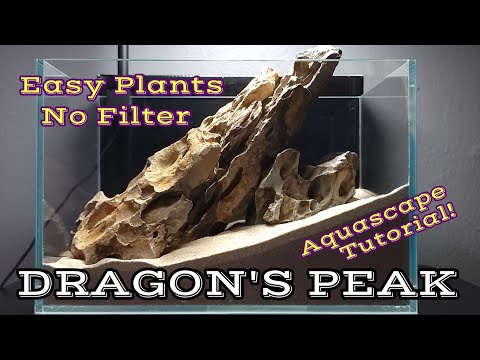 Dragon's Peak (Aquascape Tutorial)  no filter, eas Dragon's Peak (Aquascape Tutorial) 
I wanted to create an easy to get materials (sand and dragonston