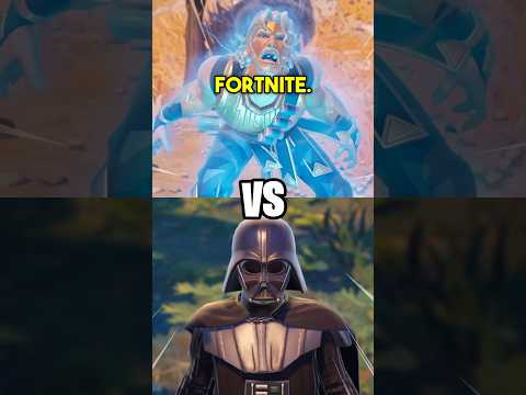 Boss Darth Vader Meets Boss Zeus in Fortnite Chapter 5 #fortnite #fortnitechapter5 #starwars