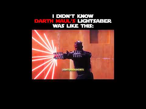 Darth Maul's Lightsaber🤯#shorts #starwars