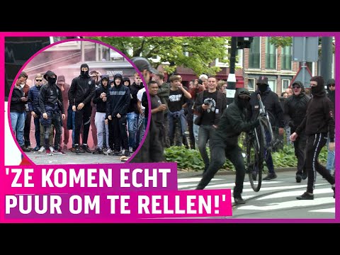 Woeste Ajax-fans vallen politiebureau aan!