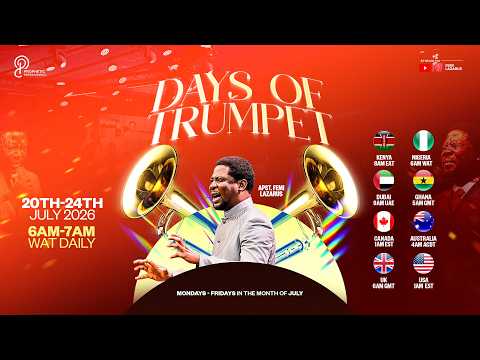 PROPHETIC PRAYER CONTACT || DAYS OF TRUMPET – DAY 16 || 23RD JULY 2026