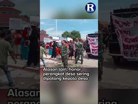 Warga Tuntut Mundur Kepala Desa Surakarta Cirebon