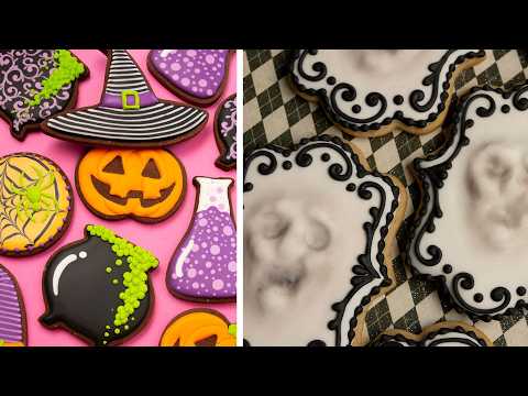 1 Hour Halloween Cookie Decorating 🎃