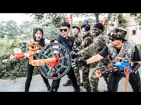 LTT Game Nerf War : SEAL X Nerf Guns Fight Crime Group Mr Zero Intrusion And Theft Of Weapons