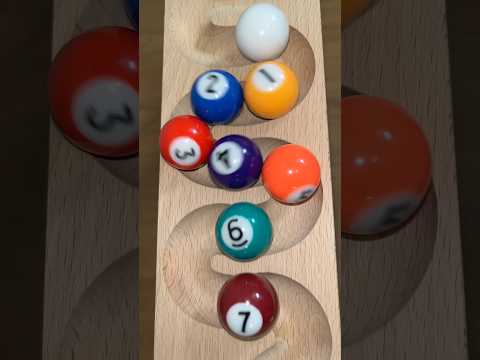 マーブルラン ASMR♫HABAウェーブスロープ&ビリヤードの玉&カラコロツリー