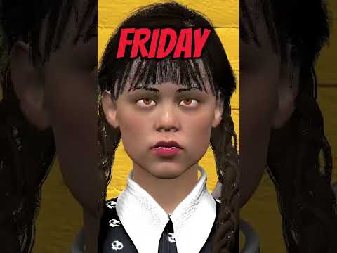 Can Wednesday Addams beat SONIC in a 1v1?! #shorts