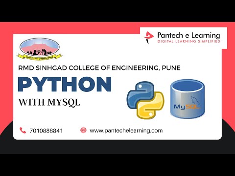 Python With MYSQL | RMD Sinhgad College of Engineering, Pune  | Pantech eLearning