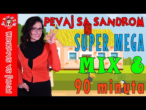 💖 Super MEGA MIX 8 💖 Pevaj Sa Sandrom | Dečije pesme | Dečije priče