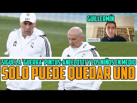 ANCELOTTI Y PINTUS SIGUEN DE GUERRA FRÍA SIN CLAVÁRSELA DEL TODO Y LOS JUGADORES SE 'APROVECHAN'