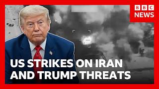 YouTube video thumbnail: US Renews Strikes on Iran as Trump Threatens to Attack Nuclear Site