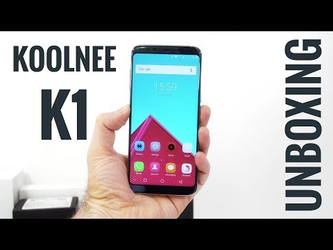 (ENGLISH) Beautiful Samsung S8+ Clone - Koolnee K1 Smartphone Unboxing