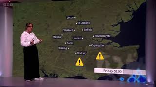 BBC weather today in London - December 5th, 2025