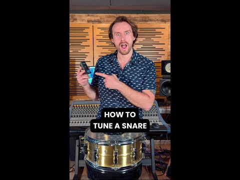 How to tune a snare with and without a Tune-Bot

1. Download the free Tune-Bot app and decide the fu