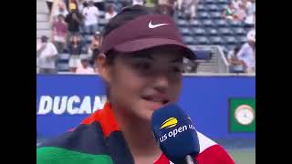 Aftermath interview first round @usopen 2021 