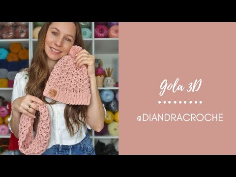 Gola Julieta em Crochê