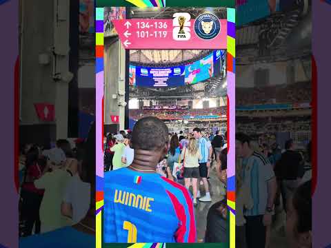 🐆L’échauffement | une forte présence des supporters congolais. #Congo #LPFWorldCup #Leopardsfoot