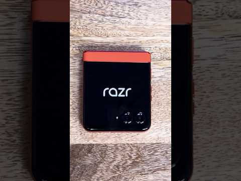 Unboxing the New Motorola Razr in Orange