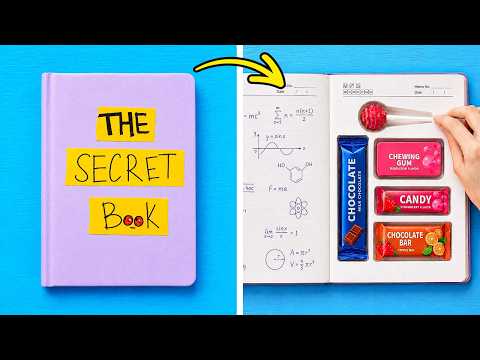💡 HOW TO SNEAK SNACKS INTO SCHOOL & MORE COOL CRAFTS! 😱✨
