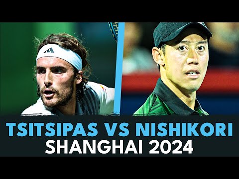 Stefanos Tsitsipas vs Kei Nishikori Match Highlights | Shanghai 2024