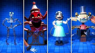 FNAF Secret of the Mimic Animatronics Workshop Animations