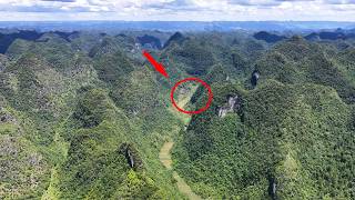 贵州发现一人家竟独自隐居在大山凹里，四周被群山隔断与世隔绝，宛如世外桃源︱A family was found in the valley of Guizhou. It is so beautiful