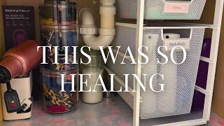 I Organized My Hair Supplies & Accidentally Healed My Inner Teenager