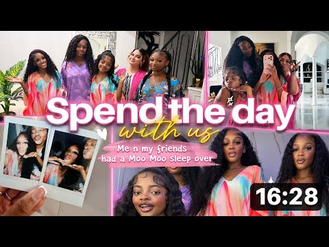 Come Spend the Day With Us + Our Moo Moo Sleepover Party 💕