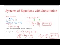 Exploring the Substitution Method for Systems of Equations
