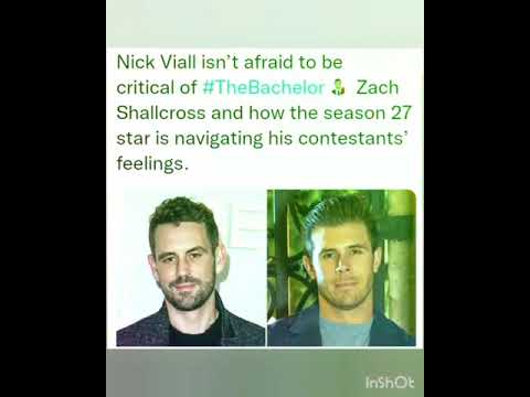 Nick Viall isn’t afraid to be critical of #TheBachelor    Zach Shallcross and how the season 27