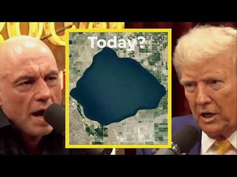 Rogan & Trump  Giant Lake in California DISAPPEARED