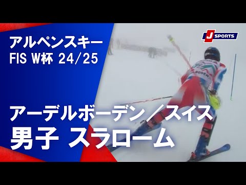 【男子 ハイライト】アルペンスキー FIS W杯 2024/25 スラローム（1月11日）#alpine