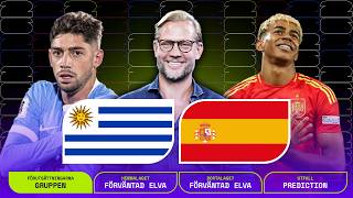 Taktisk analys inför Uruguay v Spanien