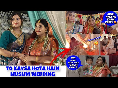 Sister ki shadi meyn Jake kardi GALTI  😢 || Kolkata ka MUSLIM wedding kaysa hota hai || #vlog #hindi