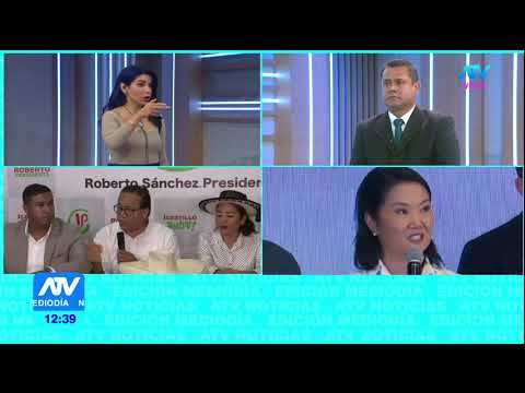 Roberto Sánchez propone a Keiko Fujimori solicitar un recuento total de votos