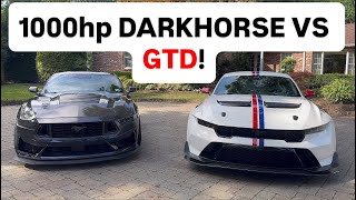 FINALLY! 1st DRIVE MUSTANG GTD VS 1000hp DARK HORSE!