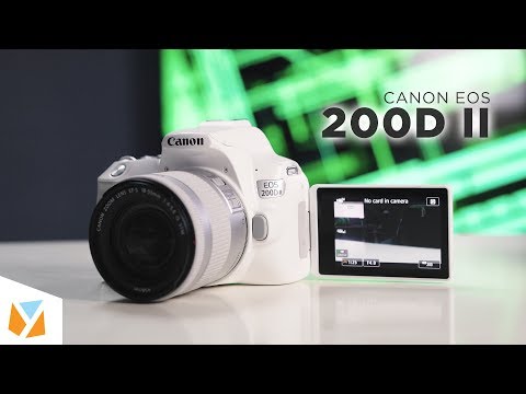 (ENGLISH) Canon EOS 200D II Unboxing, First Look, 4K Test