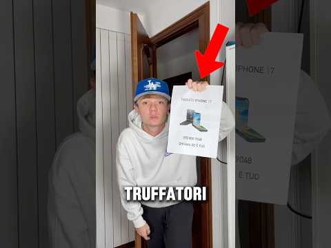 FINGO DI TROVARE UN IPHONE 17 PER VEDERE QUANTI TRUFFATORI CI SONO!