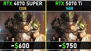 RTX 4070 Super vs RTX 5070 Ti | Should You Upgrade | 20 Latest AAA Games Tested at 1440P