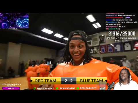 Amp House Sumo Basketball Game Agent00 x Duke Dennis x Kai Cenat Amp House LIVE REACTION