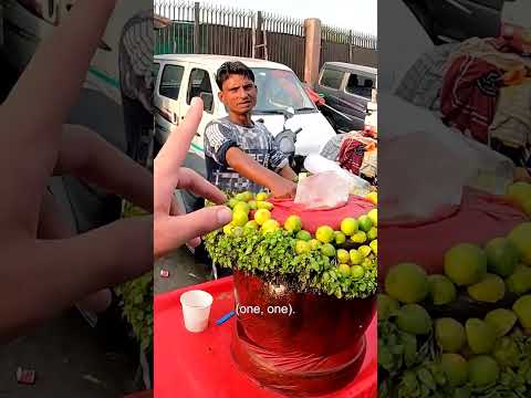 Luke Damant orders weird juice in India 🇮🇳 #shorts