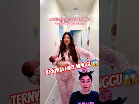 BANGUNIN SEMUA ADIKNYA⁉️ TERNYATA HARI MINGGU😱😍