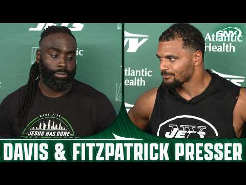 Demario <strong>Davis</strong> and Minkah Fitzpatrick on Jets' Week 6 game against Patriots