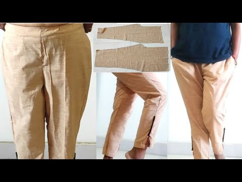 Customisable cotton pant tutorial cutting and stitching ✨very easy tips and tricks anybody can make✨