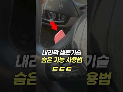 내리막 생존기술 숨은 기능 사용법ㄷㄷㄷ