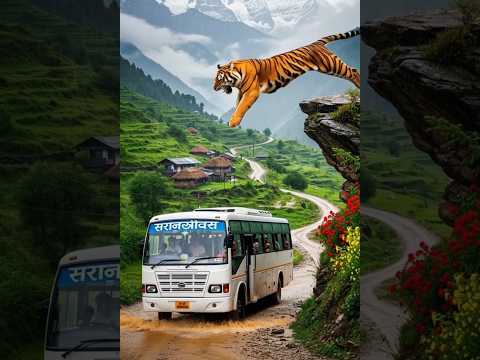 When Nature Sends a Tiger to Protect Humans #Tiger #Shorts
