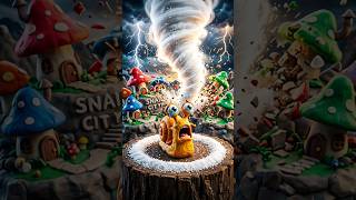 Salt Tornado DESTROYS Snail City (They're Trapped!) 😱🐌🧂