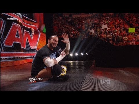 CM Punk Shoot On RAW 06/27/2011