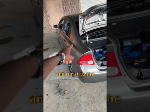 DIY back up camera install