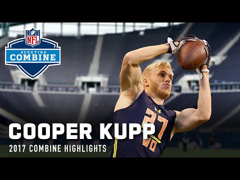 Cooper Kupp (Eastern Washington, WR) | 2017 NFL Combine Highlights video clip